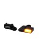 cafe 4 racer - Zieger 10005768 LED smerovky pod riadidlá 2 čierne – HD Touring 09-16, Softail 15-24 (káblová spojka) - Zieger Smerovky na riaditká 