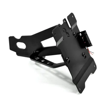 cafe 4 racer - Zieger 10000314 License Plate Bracket Pro Black – Kawasaki Versys 1000 12-16 - Zieger License plate holders 