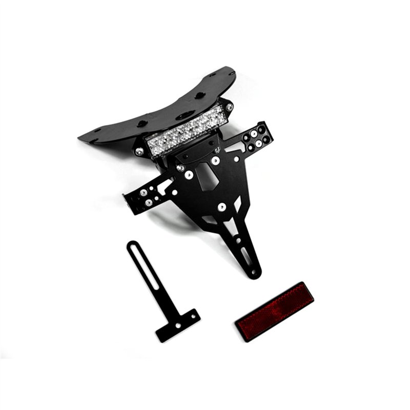 cafe 4 racer - Zieger 10000361 Držiak ŠPZ Pro Black – Suzuki SFV 650 09-15 - Zieger Držiaky ŠPZ a príslušenstvo 