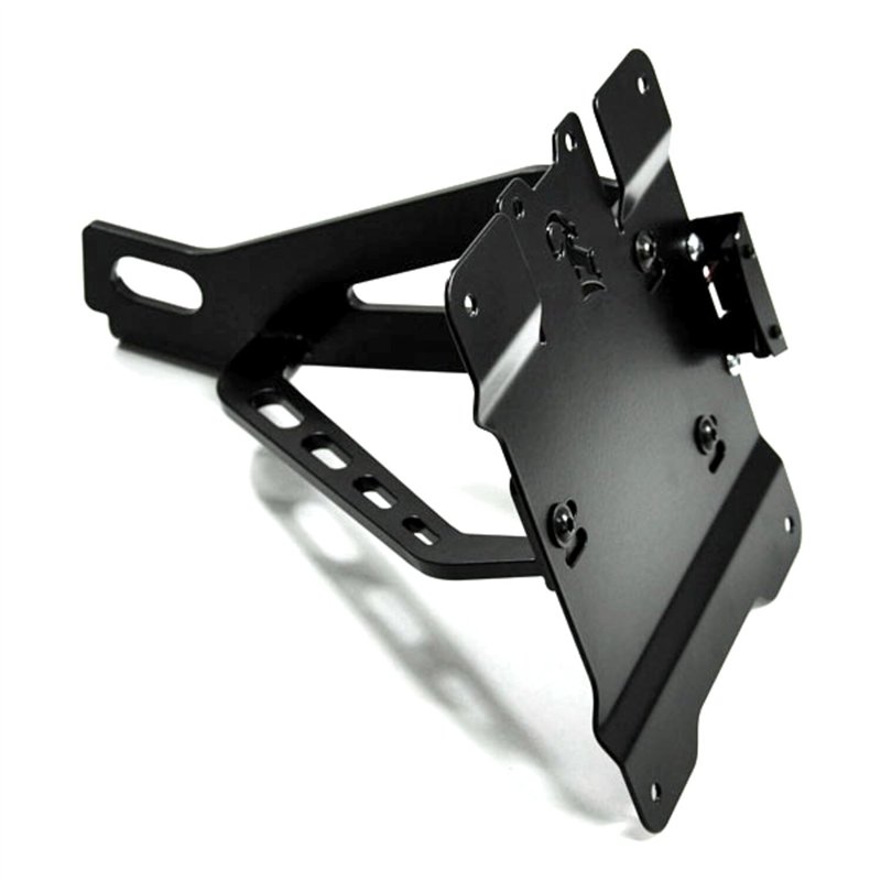 cafe 4 racer - Zieger 10000820 Side Mount License Plate Bracket Kit Black – HD Sportster 90-03 - Zieger License plate holders 