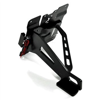 cafe 4 racer - Zieger 10000820 Side Mount License Plate Bracket Kit Black – HD Sportster 90-03 - Zieger License plate holders 