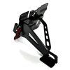 cafe 4 racer - Zieger 10000820 Side Mount License Plate Bracket Kit Black – HD Sportster 90-03 - Zieger License plate holders 