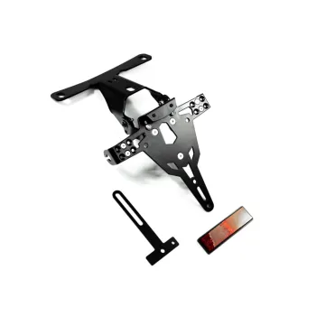 cafe 4 racer - Zieger 10006592 License Plate Bracket X-Line Black – Suzuki SV 650 16-19 - Zieger License plate holders 
