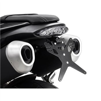 cafe 4 racer - Zieger 10000312 License Plate Bracket Pro Black – Kawasaki ER-6 09-11 - Zieger License plate holders 