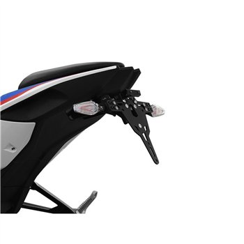 cafe 4 racer - Držiak ŠPZ KEEWAY X-Line KEEWAY RKF125 22-23 Čierny Nastaviteľný T-ksieň Reflexné Osvetlenie - HS MOTO Germany Držiaky ŠPZ a príslušenstvo 4255679202606