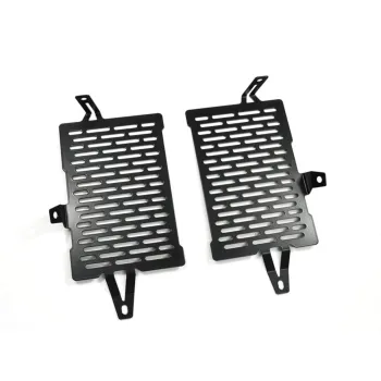 cafe 4 racer - Zieger 10001823 Radiator Cover 2 Black – Suzuki DL 1000 02-07 - Zieger Radiator Cover 