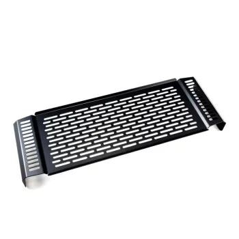 cafe 4 racer - Zieger 10001872 Radiator Cover 1 Black – Honda CRF 1000 16-19 - Zieger Radiator Cover 