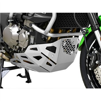 cafe 4 racer - Zieger 10003051 Engine Guard Silver – Kawasaki Versys 1000 15-18 - Zieger Engine Guard 