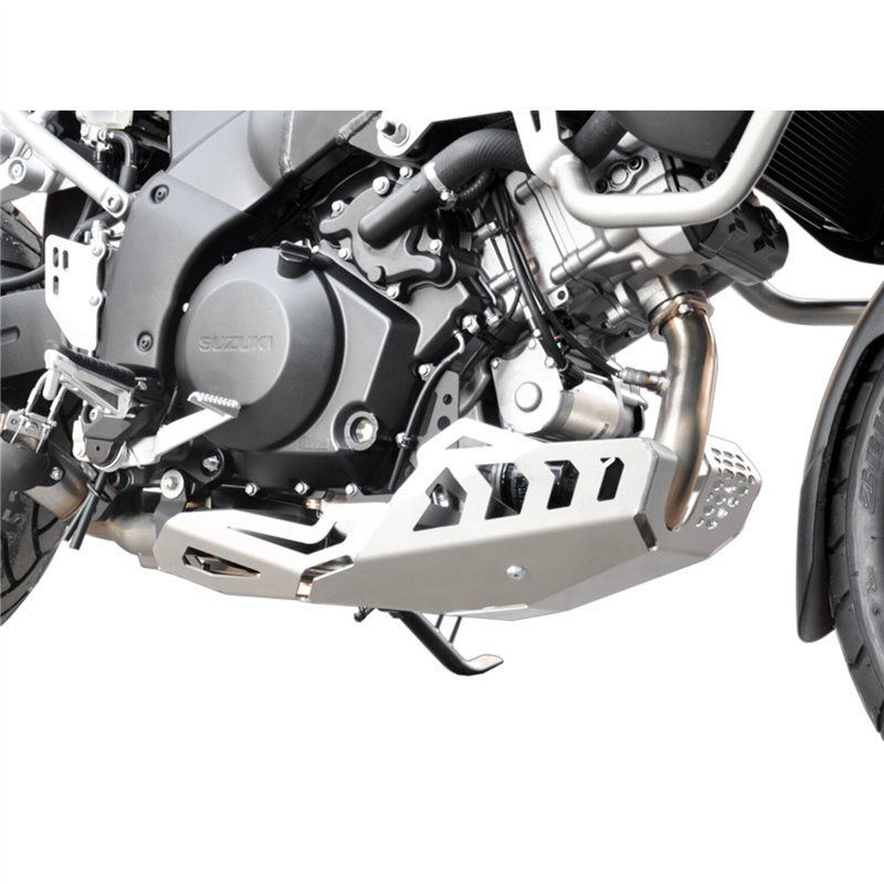 cafe 4 racer - Zieger 10001987 Engine Guard Silver – Suzuki DL 1000 14-20 - Zieger Engine Guard 