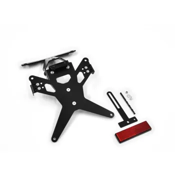 cafe 4 racer - License Plate Holder SUZUKI GSR 600 06-11 Adjustable Black incl. Reflector Holder - HS MOTO Germany License plate holders 4251361205184