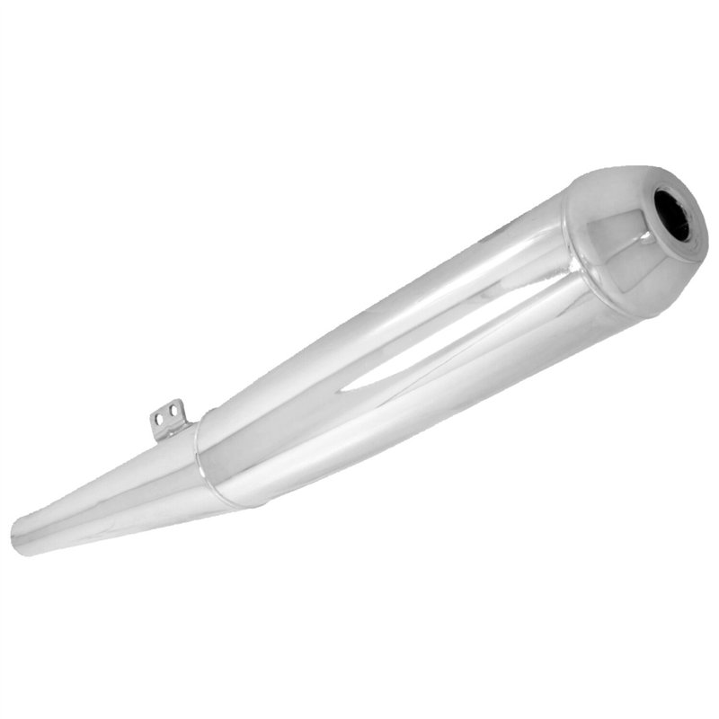 cafe 4 racer - Emgo BMW Muffler Chrome Left Side – BMW Boxer models 70-up - EMGO Headers&Exhasuts 
