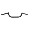 cafe 4 racer - Emgo Clubman 1" / 25,4mm Handlebar Satin Black – HD pre-1981 - EMGO Cafe Racer M-bars 