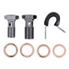 cafe 4 racer - MCS By Goodridge brake line front, stainless clear coated – HD FXDI Dyna 06-13 - MCS Brakes 