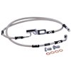 cafe 4 racer - MCS By Goodridge brake line rear, stainless clear coated – HD FLST 2007, FXSTD 2007 - MCS Brakes 