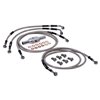 cafe 4 racer - MCS By Goodridge brake line front, stainless clear coated – HD Touring FLHT/C/CU/FLHX 08-13 - MCS Brakes 