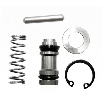 cafe 4 racer - MCS By Goodridge brake line front, stainless clear coated – HD XL1200C 96-03 - MCS Brakes 