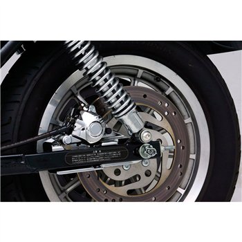 cafe 4 racer - MCS Brake caliper with bracket, rear Chrome – HD Sportster 2004 - MCS Brakes 