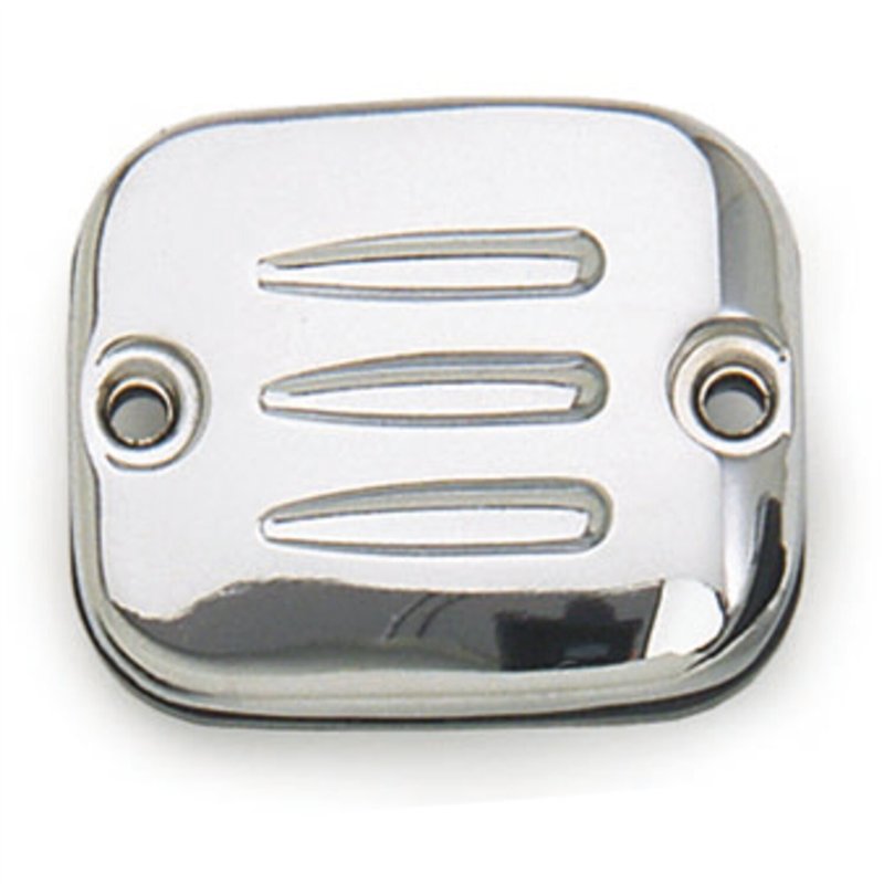 cafe 4 racer - MCS Cover, h/b master cyl grooved chr – HD Softail 96-05, Touring 96-04 - MCS Brakes 