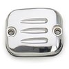cafe 4 racer - MCS Cover, h/b master cyl grooved chr – HD Softail 96-05, Touring 96-04 - MCS Brakes 