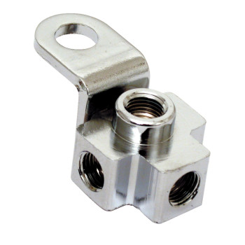cafe 4 racer - MCS Brake caliper with bracket, rear Chrome – HD Sportster 2004 - MCS Brakes 