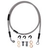 cafe 4 racer - MCS By Goodridge brake line front, stainless clear coated – HD FXDL Dyna Low Rider 01-05 - MCS Brakes 