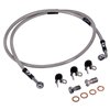 cafe 4 racer - MCS By Goodridge brake line front, stainless clear coated – HD Dyna FXD35 06-07 - MCS Brakes 