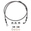 cafe 4 racer - MCS By Goodridge brake line front, stainless clear coated – HD Dyna FXD35 06-07 - MCS Brakes 