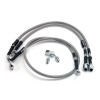 cafe 4 racer - MCS By Goodridge brake line front, stainless clear coated – HD FXCWC Softail Rocker 2011 - MCS Brakes 