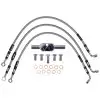 cafe 4 racer - MCS By Goodridge brake line front, stainless clear coated – HD FXDF Dyna Fat Bob 08-13 - MCS Brakes 