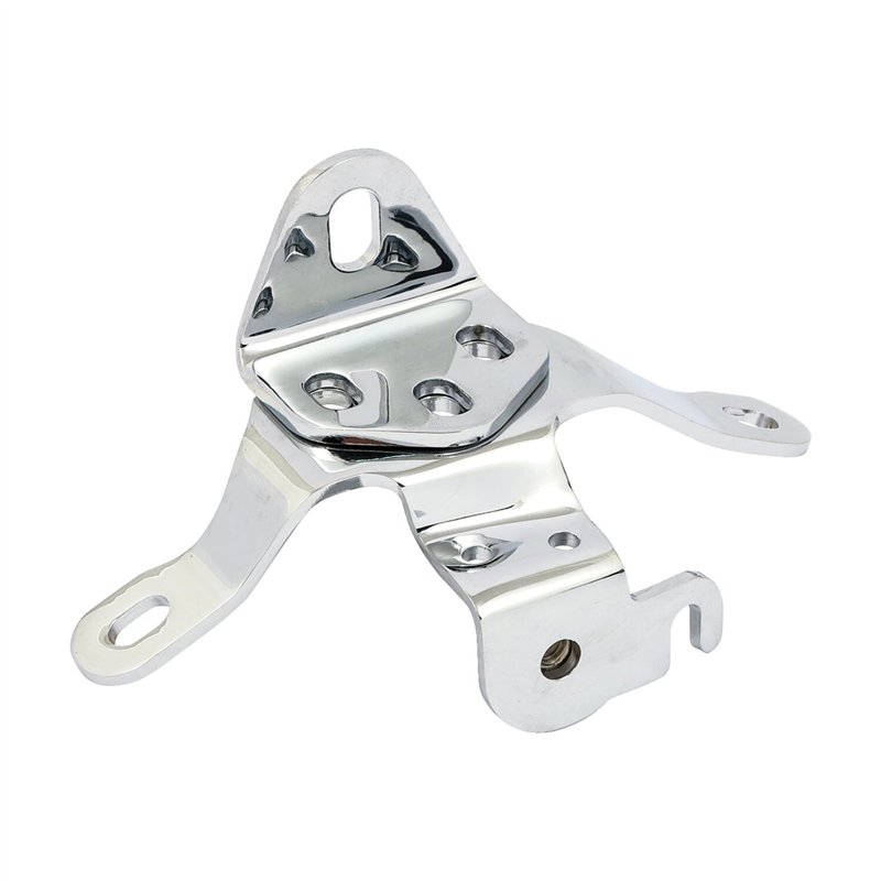 MCS OEM style top motor mount Chrome – HD Softail 2006