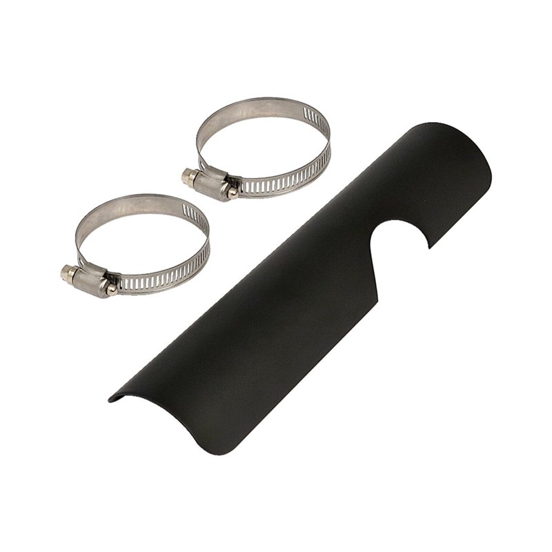 cafe 4 racer - MCS FL 2-1 exhaust header heatshield lower right, rear custom – HD FX and all 70-84 FL 71-75 - MCS Exhaust accessories 