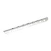 MCS Universal bullet hole heat shield 18" long chrome