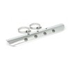 MCS Universal bullet hole heat shield 14" long chrome