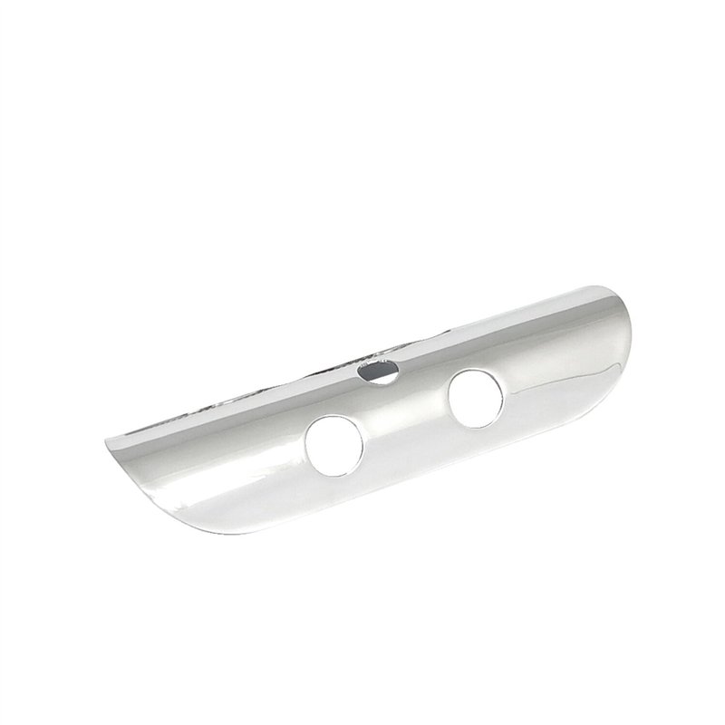 cafe 4 racer - MCS Universal bullet hole heat shield 7" long chrome - MCS Exhaust accessories 
