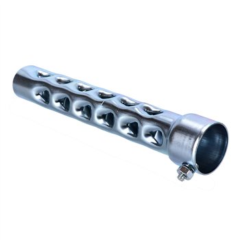 cafe 4 racer - MCS 2" tichý tlmič výfuku Drag Pipe 9,5" dlhý – Univerzálny - MCS Príslušenstvo výfukového systému 
