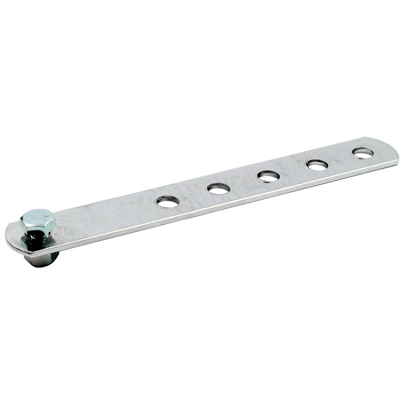 cafe 4 racer - MCS Universal exhaust mount bracket 8" long, 6 holes - MCS Exhaust accessories 