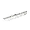 cafe 4 racer - MCS Universal bullet hole heat shield 10" long chrome - MCS Exhaust accessories 