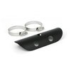 cafe 4 racer - MCS Universal bullet hole heat shield 7" long black - MCS Exhaust accessories 
