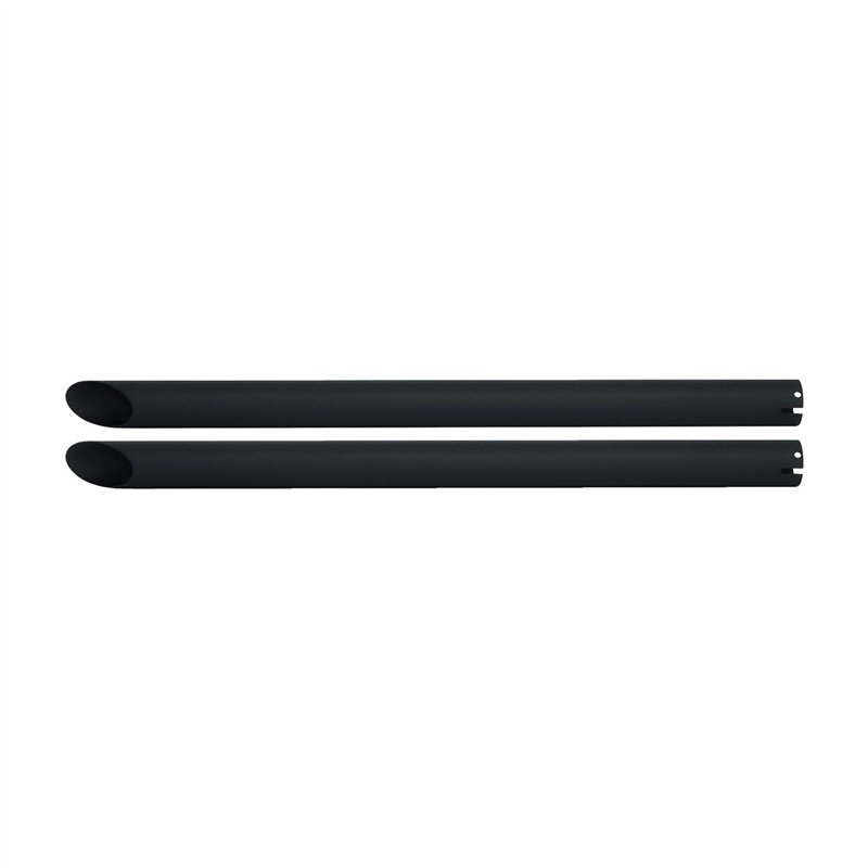 cafe 4 racer - MCS Universal head pipe extension set 30" long black - MCS Exhaust accessories 