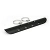 cafe 4 racer - MCS Universal bullet hole heat shield 14" long black - MCS Exhaust accessories 
