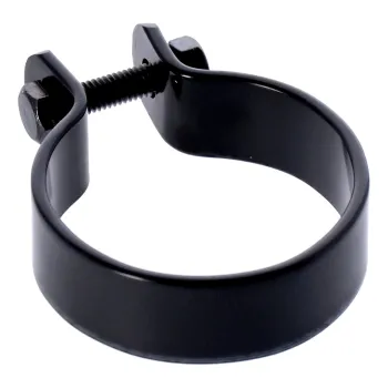cafe 4 racer - MCS Universal bullet hole heat shield 4" long black - MCS Exhaust accessories 