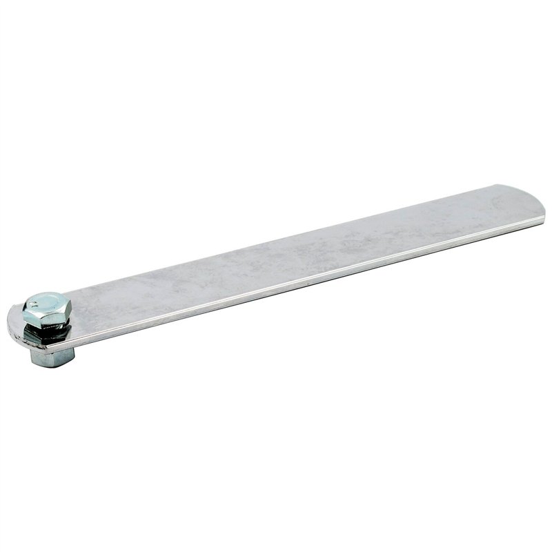 MCS Universal exhaust mount bracket 8" long, 1 hole