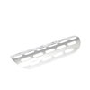 cafe 4 racer - MCS Universal slotted heat shield 9" long chrome - MCS Exhaust accessories 