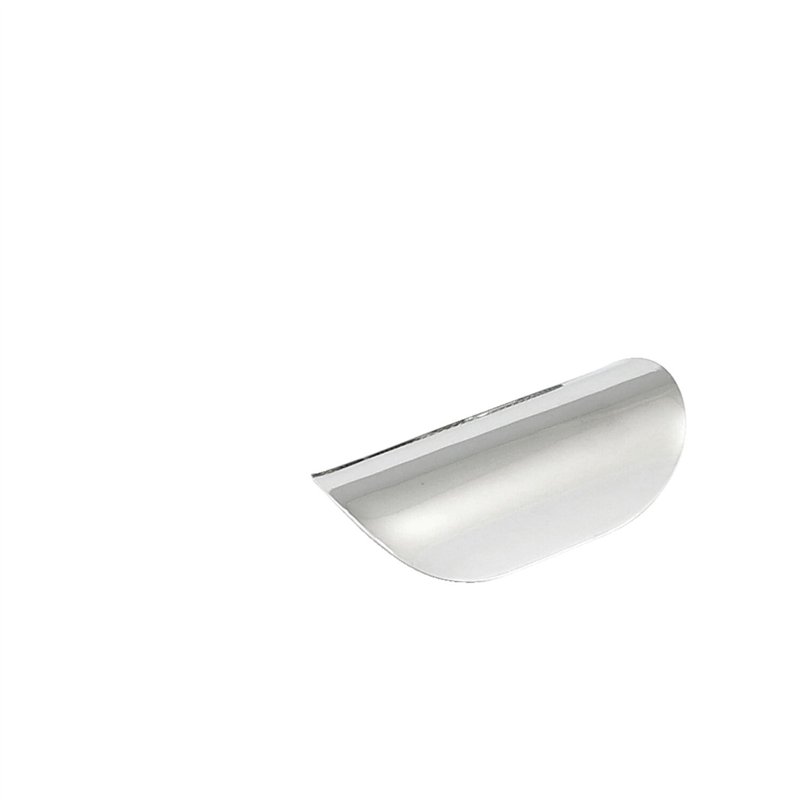 cafe 4 racer - MCS Universal smooth heat shield 4" long chrome - MCS Exhaust accessories 