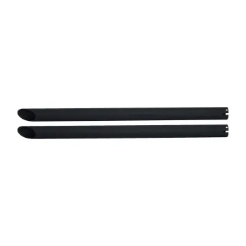 cafe 4 racer - MCS Universal bullet hole heat shield 14" long black - MCS Exhaust accessories 