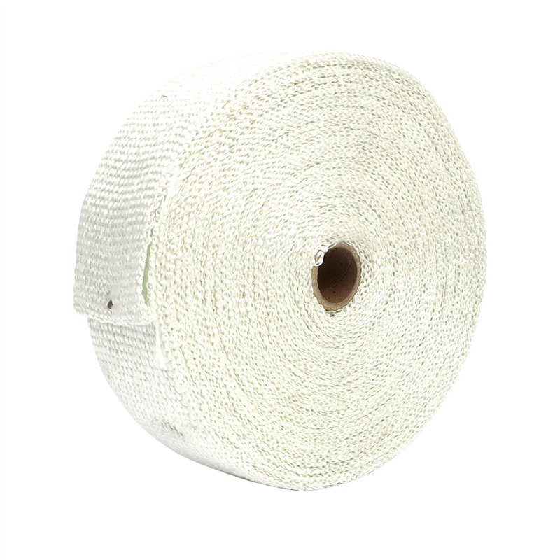 cafe 4 racer - MCS Exhaust insulating wrap 2" wide white - MCS Exhaust accessories 