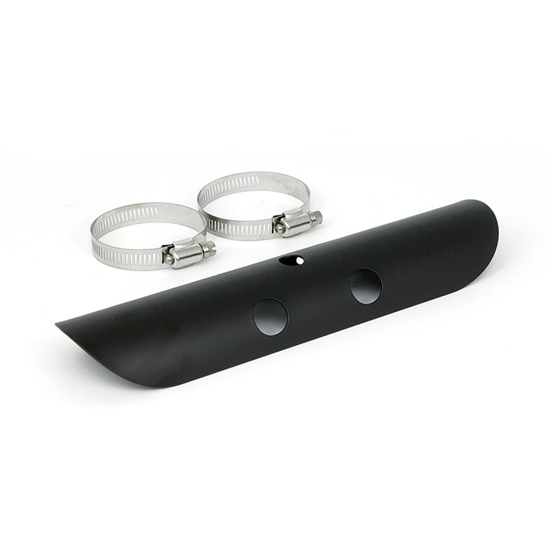 MCS Universal bullet hole heat shield 10" long black