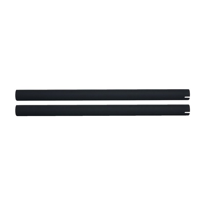 cafe 4 racer - MCS Universal head pipe extension set 30" long black - MCS Exhaust accessories 