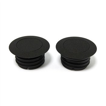cafe 4 racer - Rough Crafts, 96-up Groove gas cap. Black - ROUGH CRAFTS Fuel Caps 