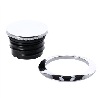 cafe 4 racer - Tank filler cap for Suzuki motorbikes with quick release machined from billet aluminium, Accossato brand code FC141 - Accossato  Fuel Caps 